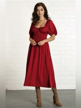 dRA Lola Dress Midi Bohemian
Sweetheart Neckline Size Small